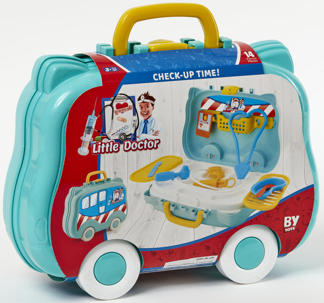 Куфар На Колелца Малкия Доктор И Малката Мед Сестра 29X22X9 --- BebeMama