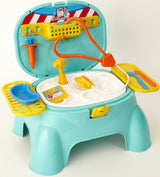 2 В 1 Игрална Маса И Столче С Дръжка Малкия Доктор 27X19X39