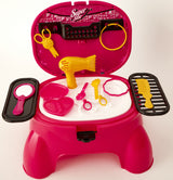 2 В 1 Игрална Маса И Столче С Дръжка Фризьорски Салон 27X19X39