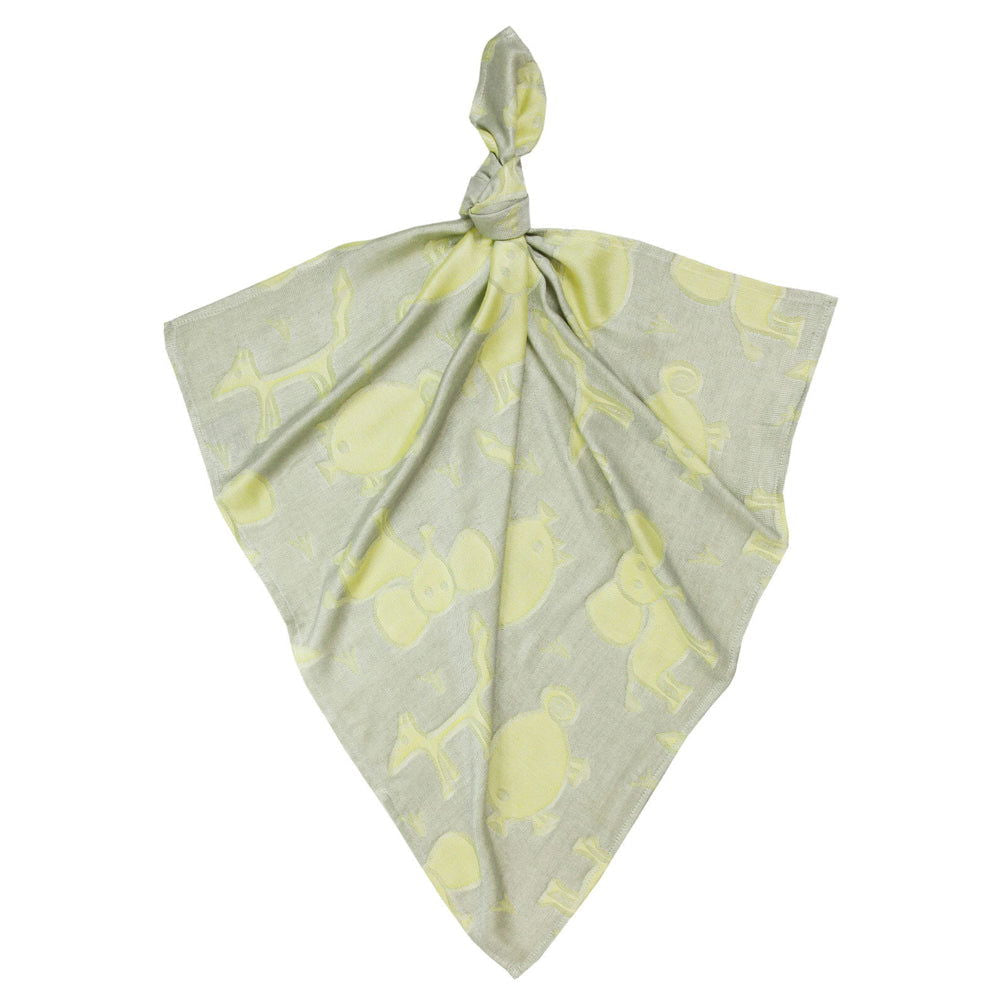 20814 Бамбукова Пелена Животни 30/30 Жълта --- BebeMama