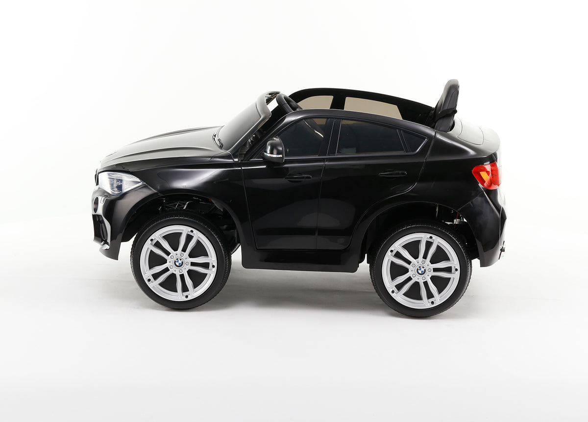 Akkumulátoros autó, licencelt BMW X6m fekete Kikkaboo