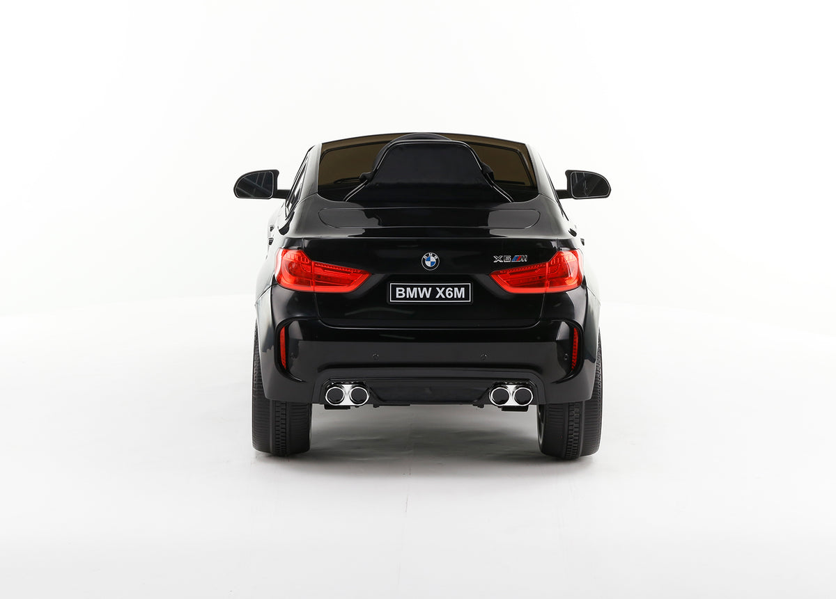 Akkumulátoros autó, licencelt BMW X6m fekete Kikkaboo