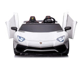 Акумулаторна Кола Licensed Lamborghini Aventador Svj White + Батерия 24V/10Ah