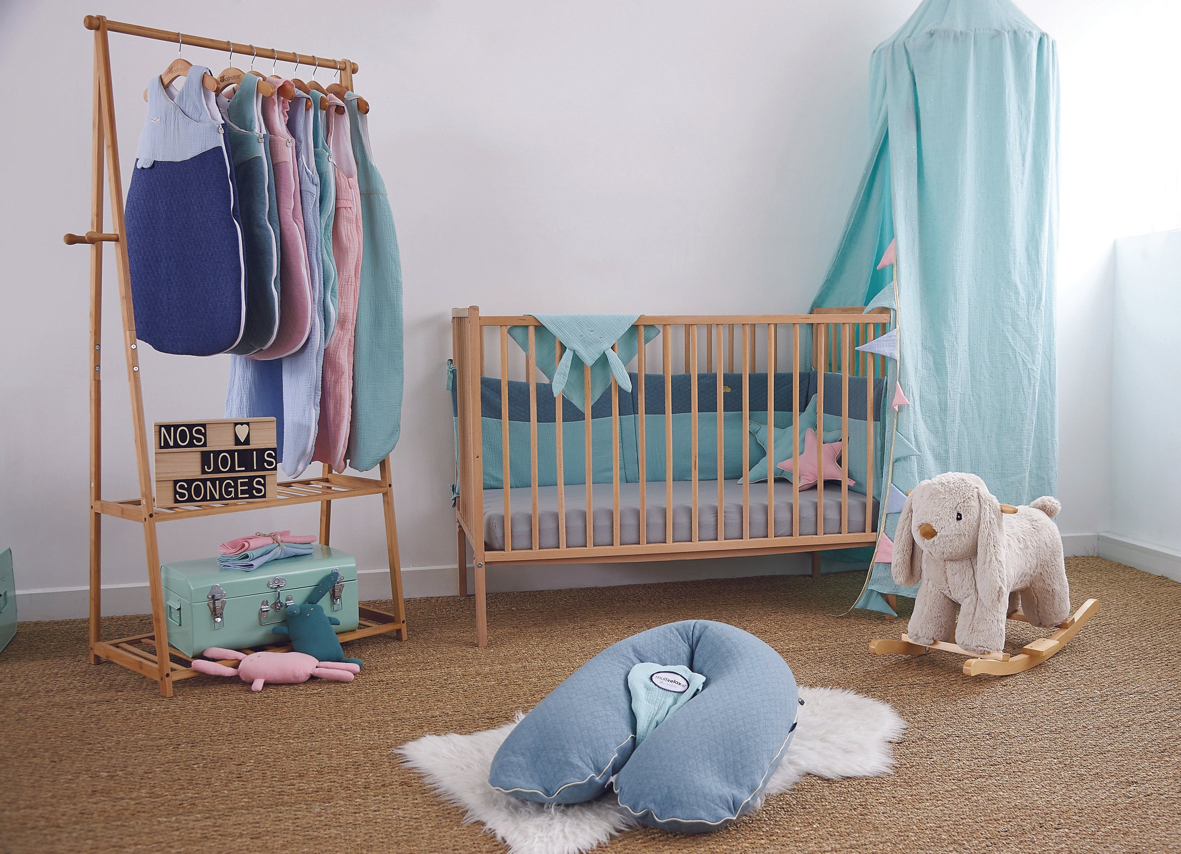 Детско Дървено легло Remi Натур Combelle --- BebeMama