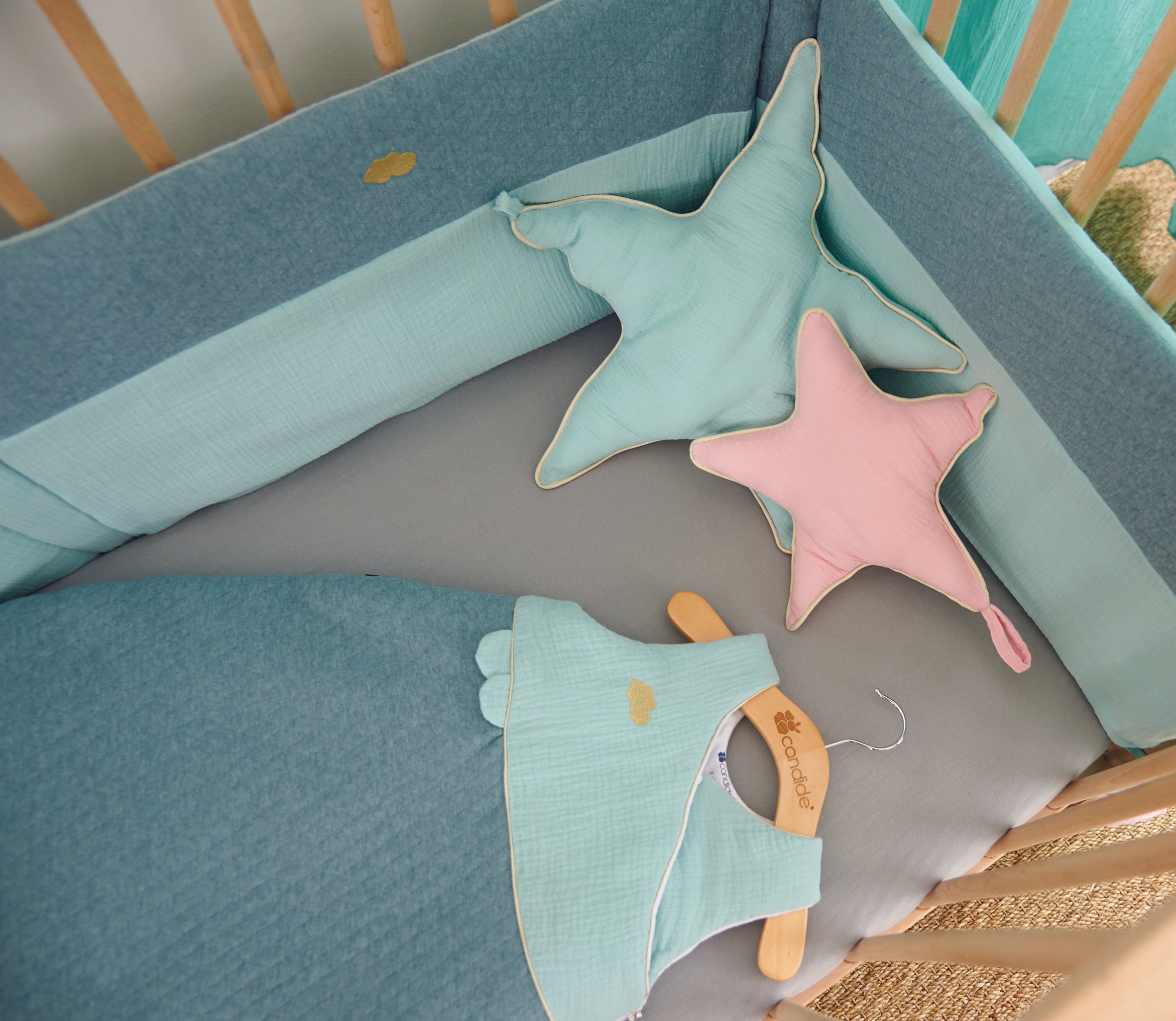 Детско Дървено легло Remi Натур Combelle --- BebeMama