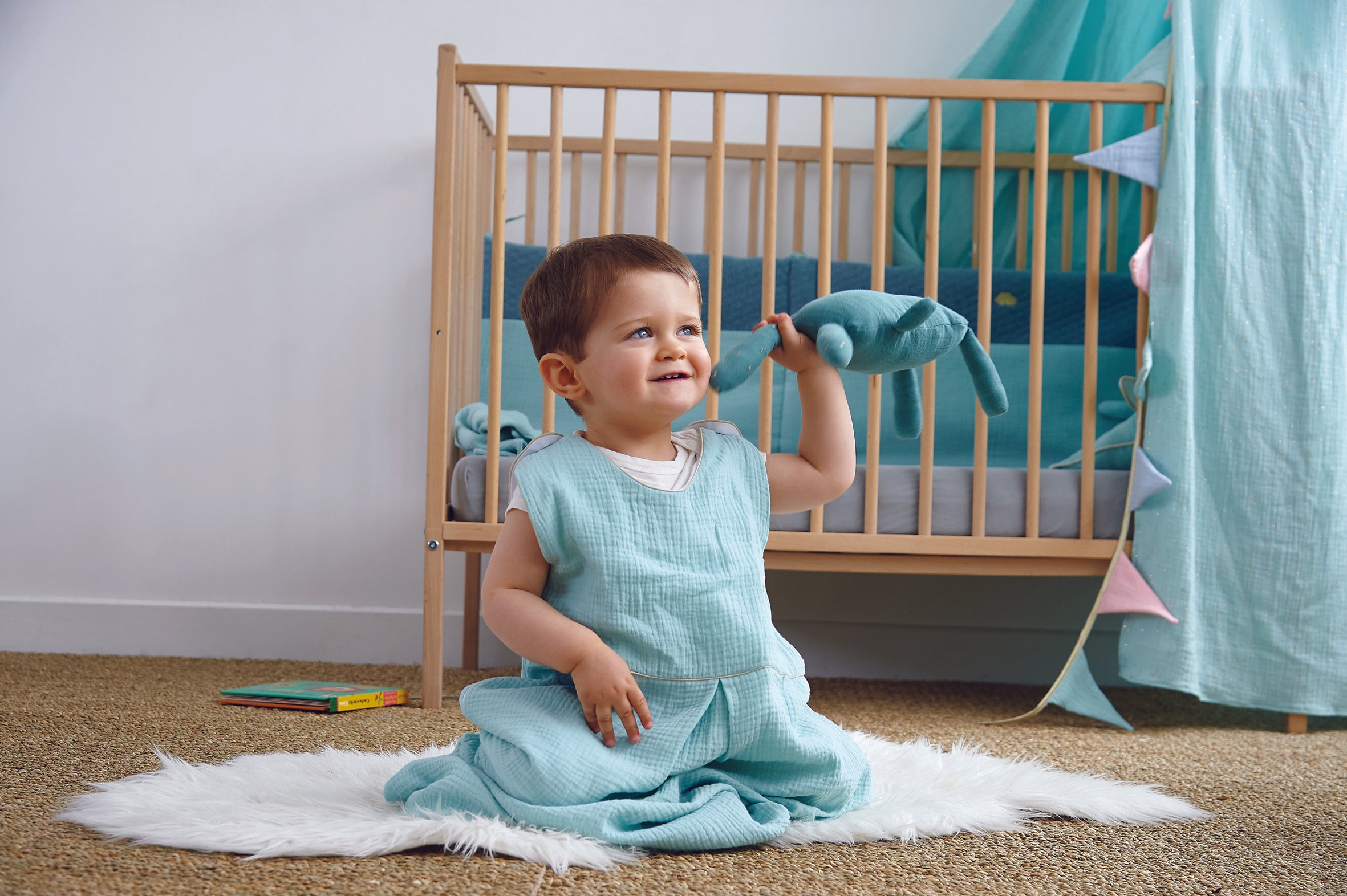 Детско Дървено легло Remi Натур Combelle --- BebeMama