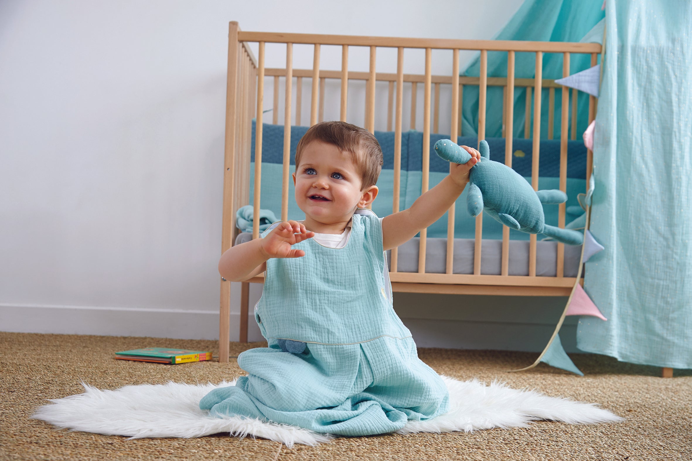 Детско Дървено легло Remi Натур Combelle --- BebeMama