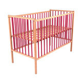 Pat pentru copii din lemn Remi Natural Pink Combelle