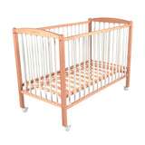 Детско Дървено Легло Arthur Натур Бял Combelle --- BebeMama