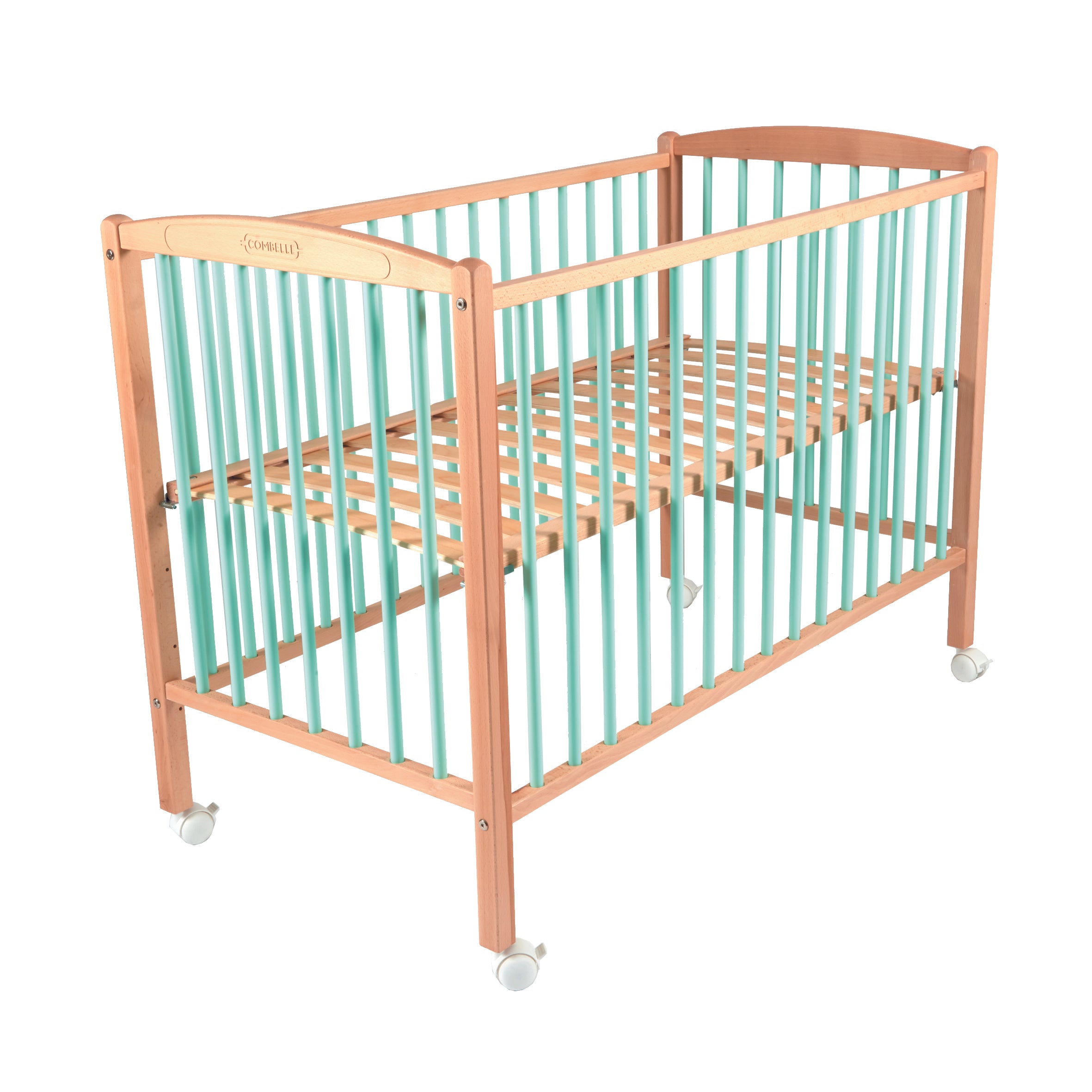 Детско Дървено Легло Arthur Натур Минт Combelle --- BebeMama