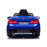 Ел. Кола Bmw M5 Синя,evaгуми,коженa Chipolino