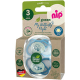 31626 Залъгалка Green Силикон 16-32M. 2 Бр.Син --- BebeMama