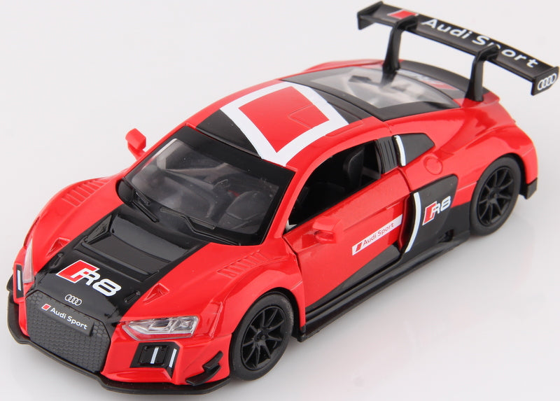 Метален Точен Модел Кола 1:32Audi R8 Lms Засилване С Издърпване Назад Отваряеми Врати