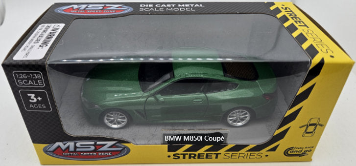 Метален Точен Модел Кола 1:35 Bmw M850I Coupé Засилване С Издърпване Назад Отваряеми Врати