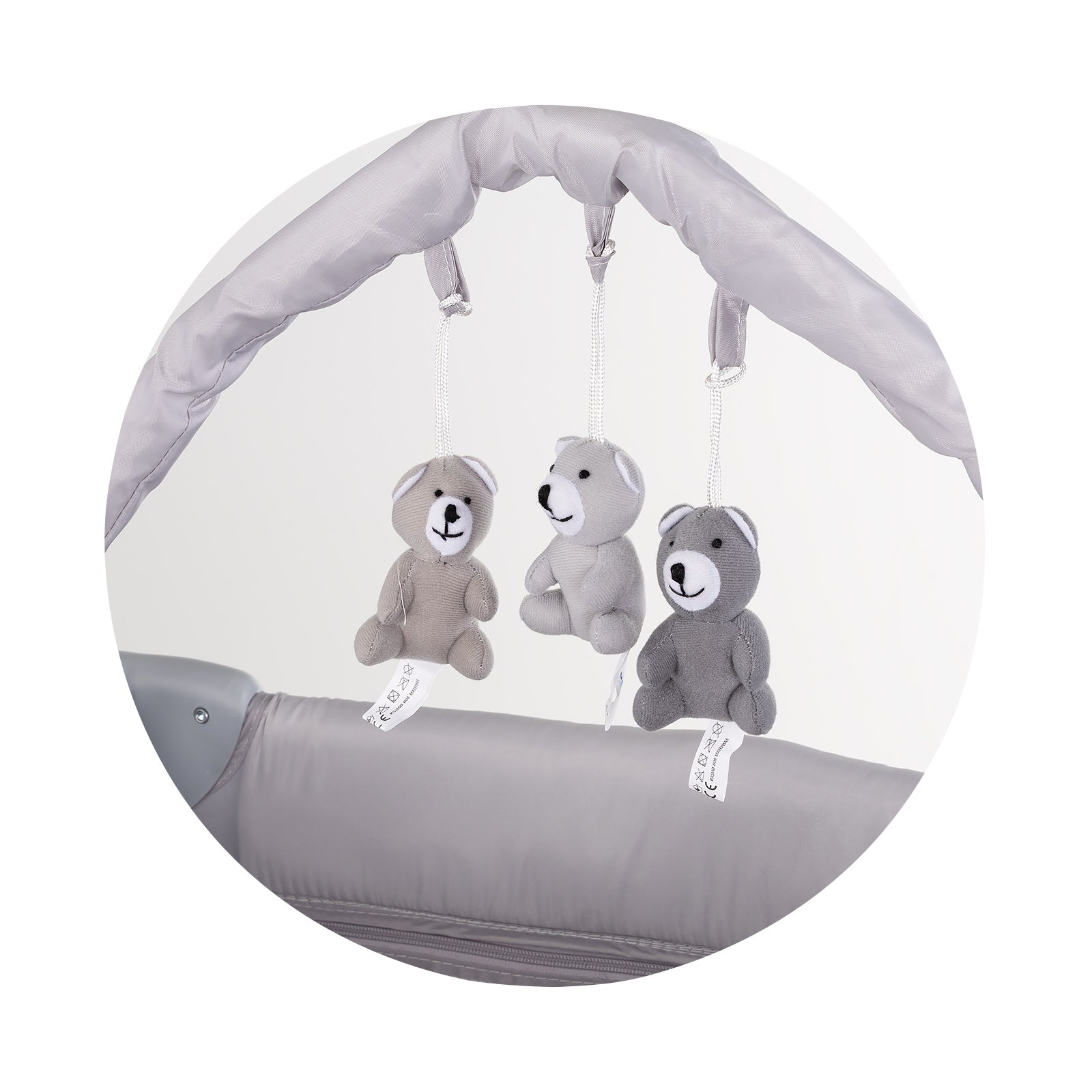 Детска Преносима Кошара Luna Платина Chipolino