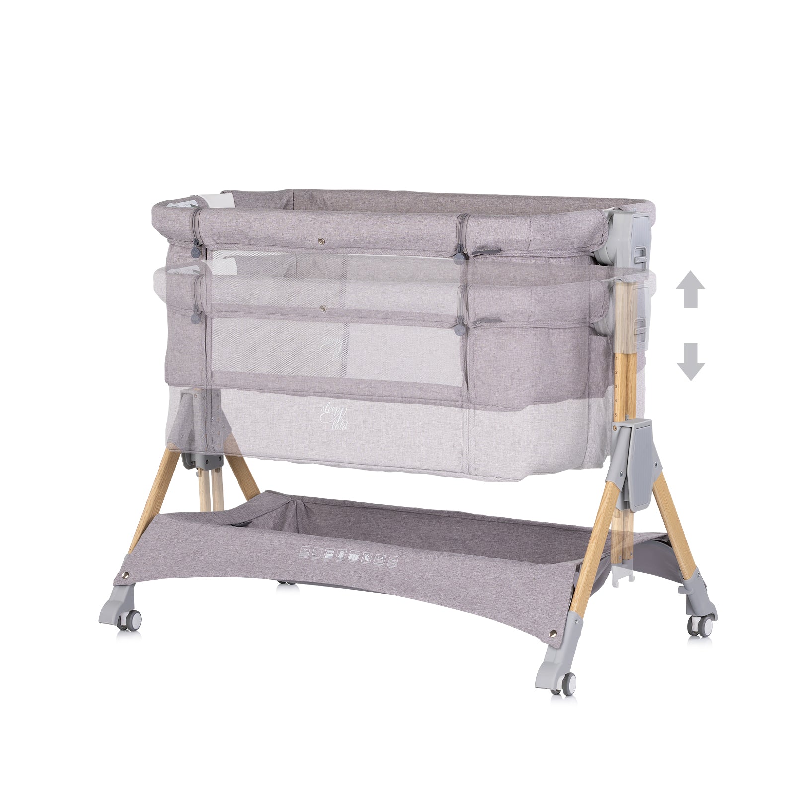 Сгъваема Кошарка Sleepnfold Платина Chipolino