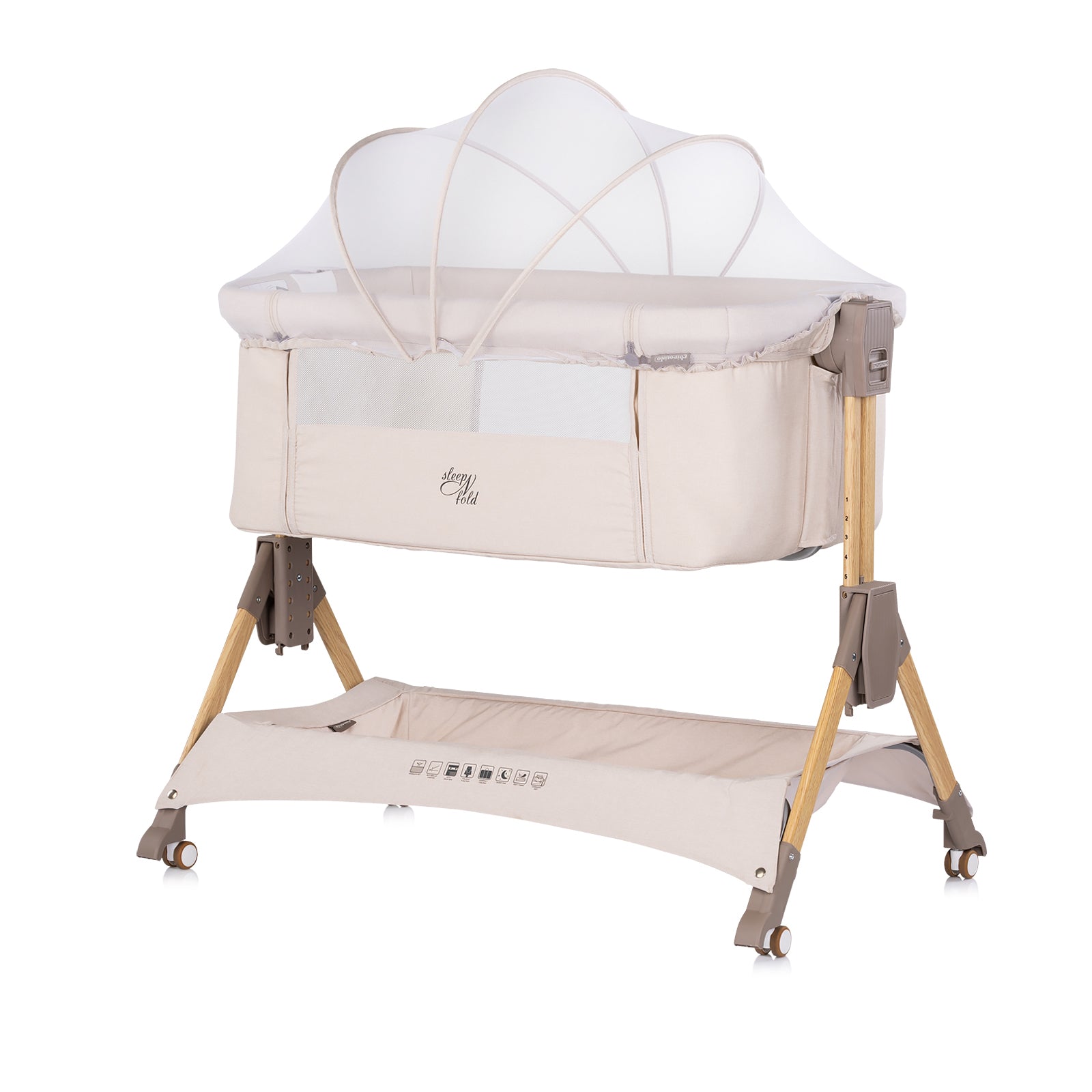 Сгъваема Кошарка Sleepnfold Кашмир Chipolino