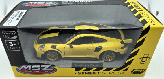 Метален Точен Модел Кола 1:32 Porsche 911 Gt2 Rs Wp Засилване С Издърпване Назад Отваряеми Врати