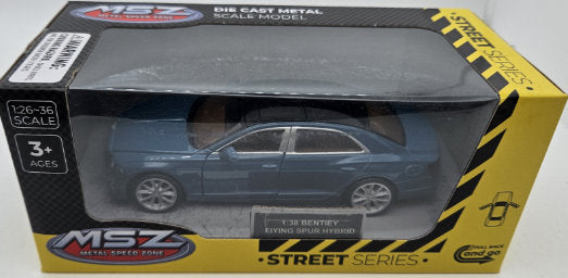Метален Точен Модел Кола 1:38 Bentley Flying Spur Hybrid Засилване С Издърпване Назад Отваряеми Врати