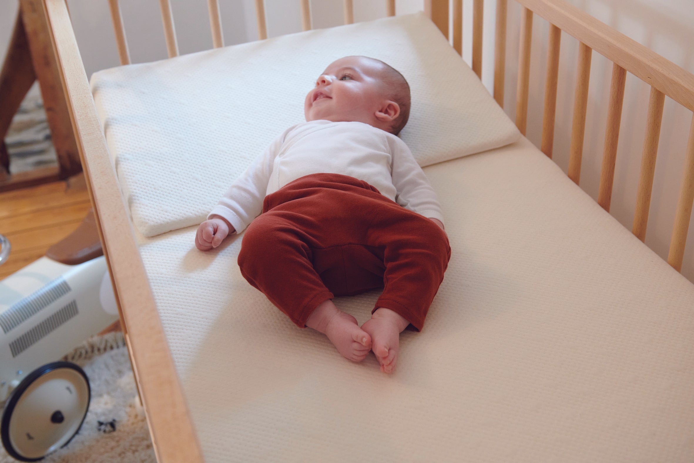 Антирефлуксна Възглавница Клин 15° Органична 65х35сm Candide --- BebeMama