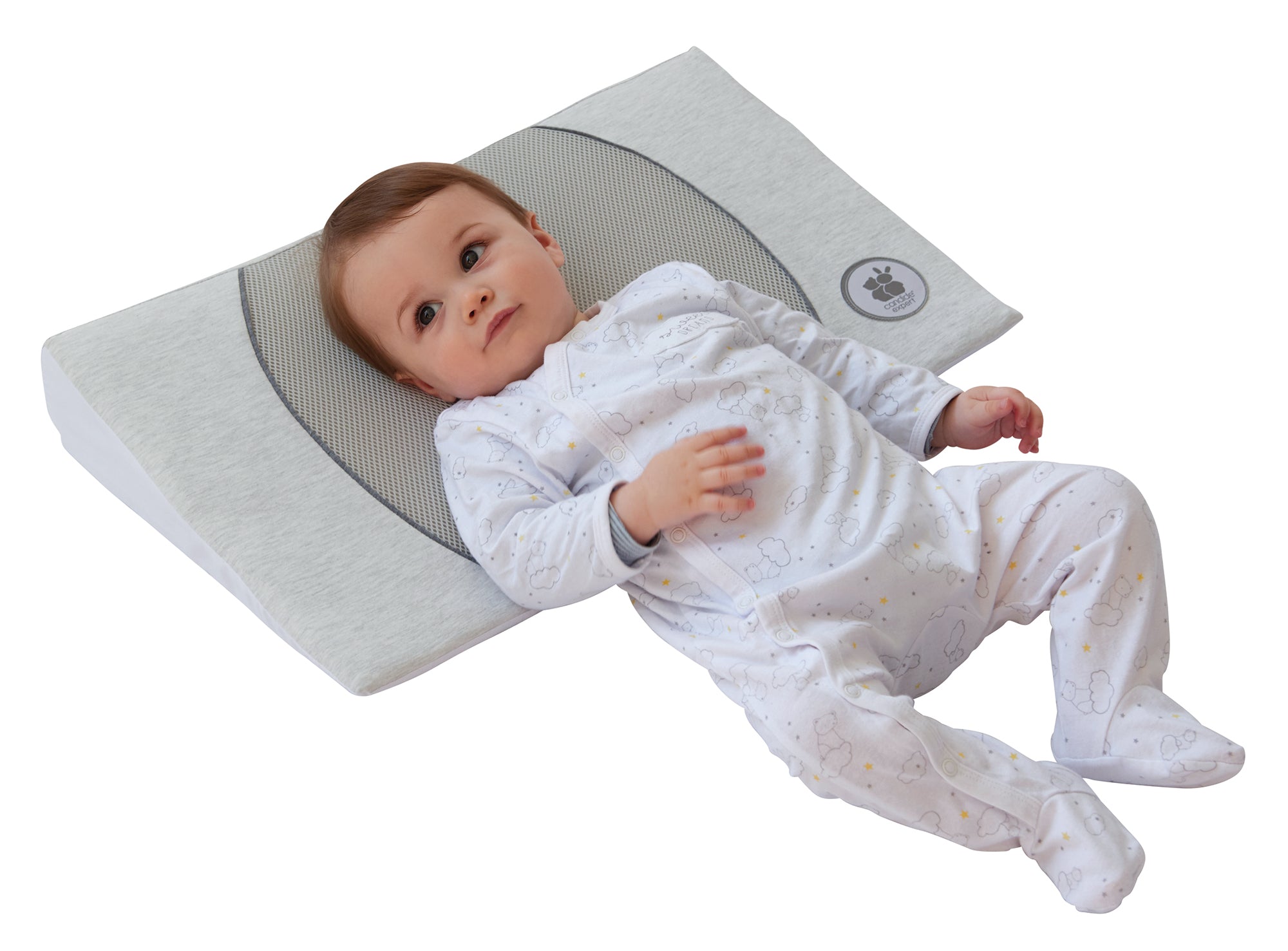 Pernă antireflux cu pană 10° Air+ 55X35cm Candide