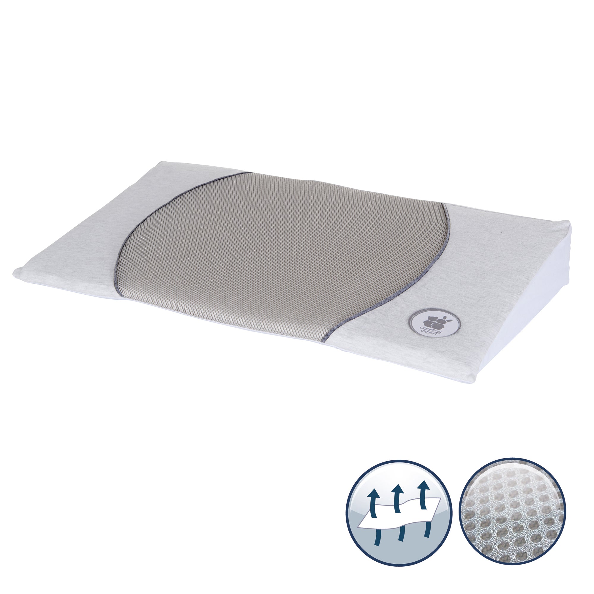 Pernă antireflux cu pană 10° Air+ 55X35cm Candide
