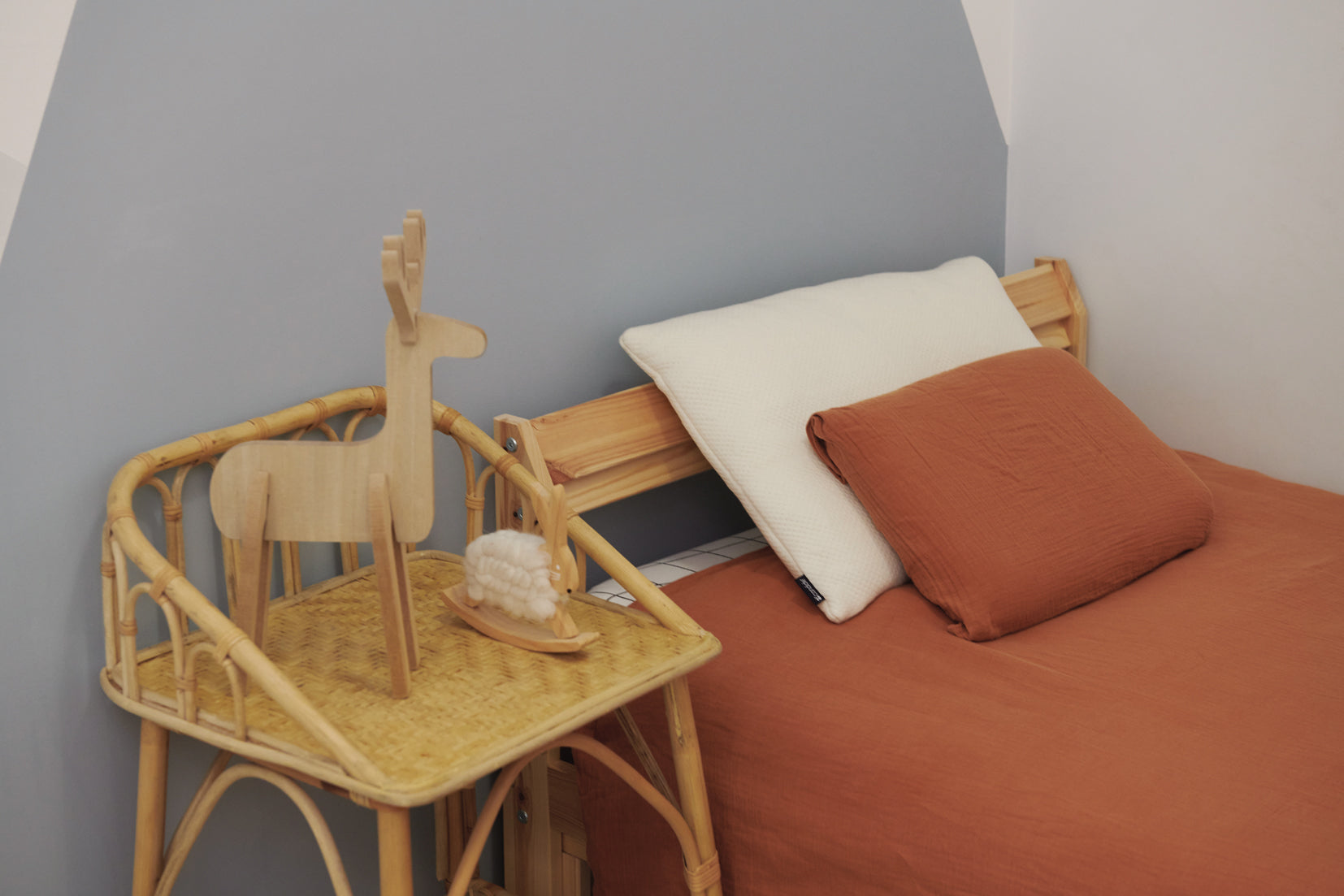 Pernă organică pentru copii 60X40 Candide