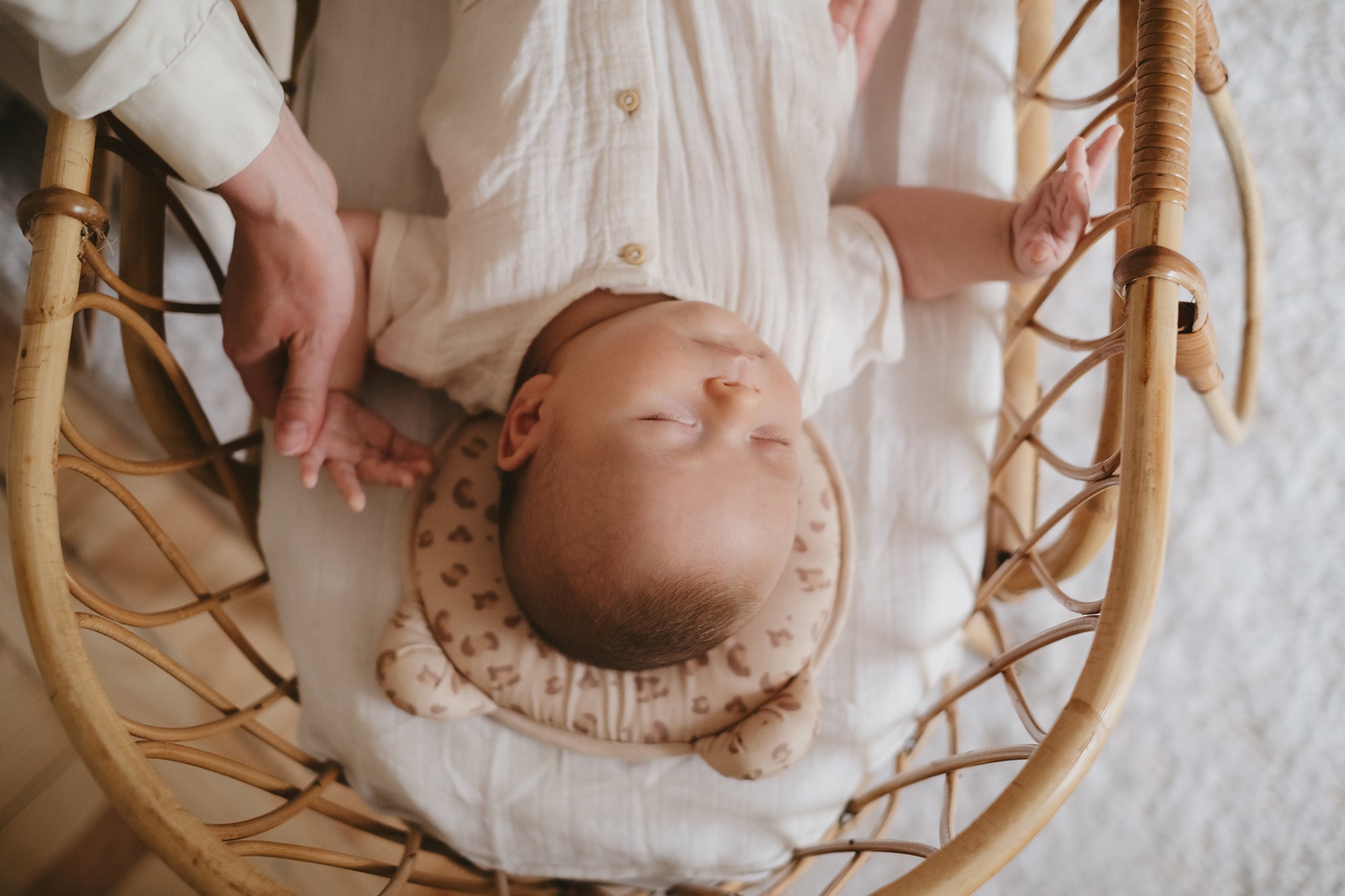 Детска Възглавница P'Tit Panda За Добре Закръглена Глава Леопард Candide