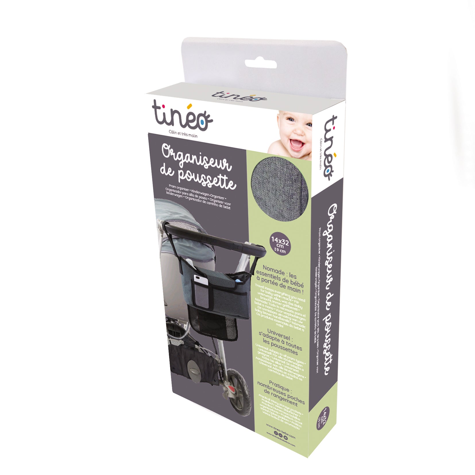 Organizator pentru cărucior Tineo