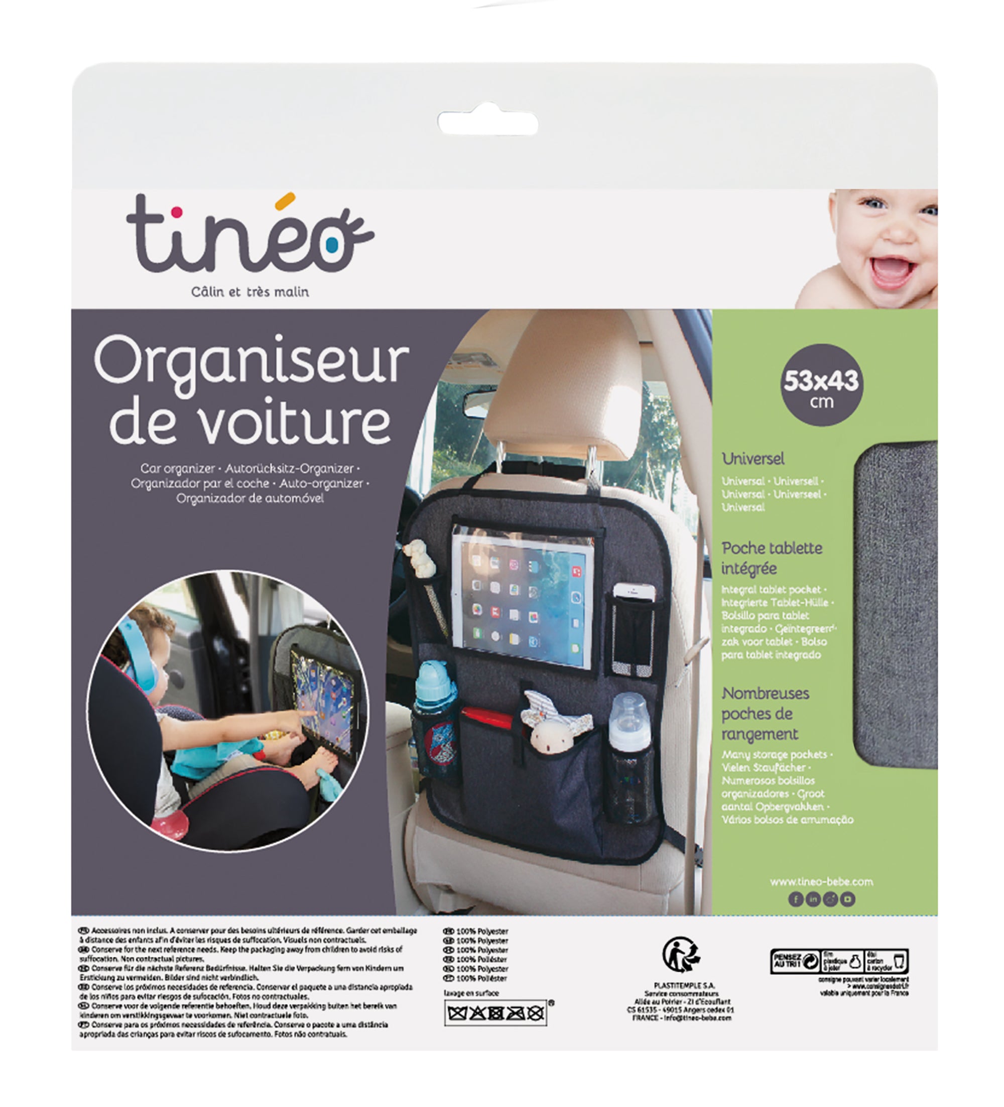 Organizator auto Tineo