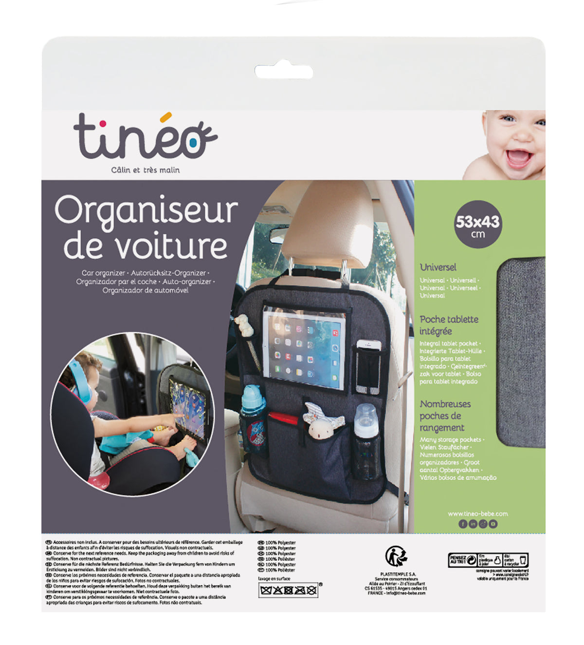 Organizator auto Tineo