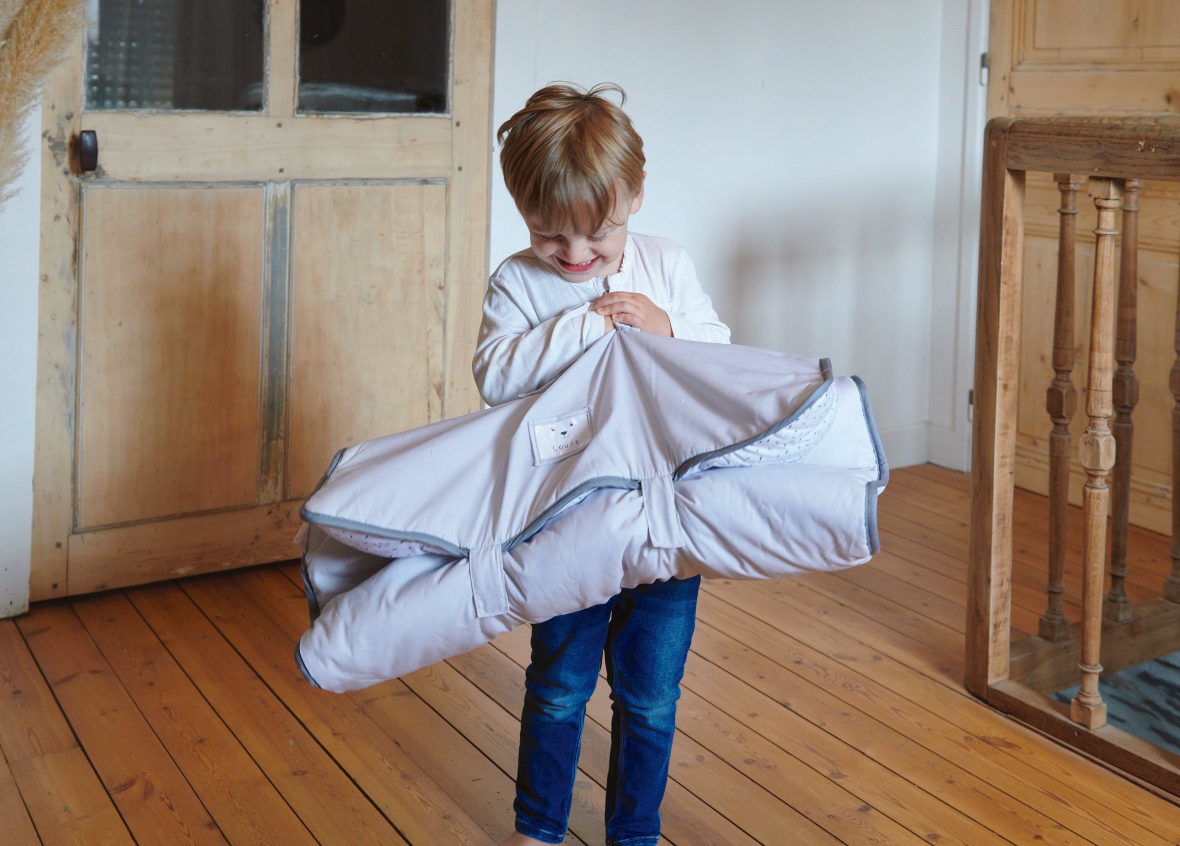 Sac de dormit Sleeping Bear pentru copii de la 2 la 6 ani 140x65cm Tineo