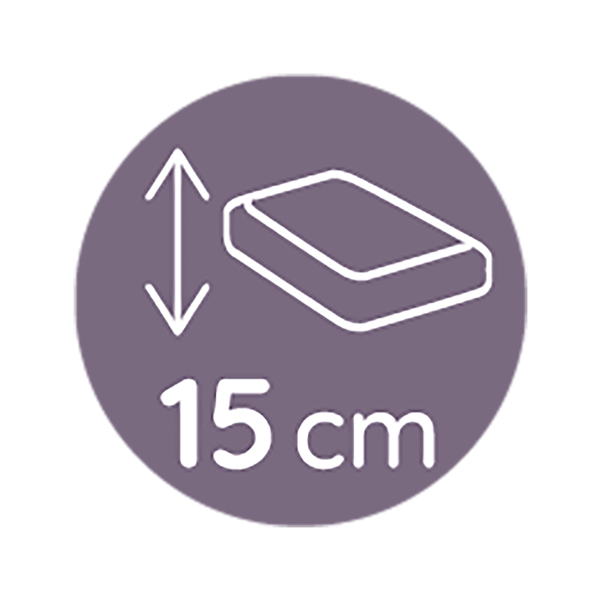 Saltea pentru bebeluși Comfort XXL 60X120X15cm Tineo