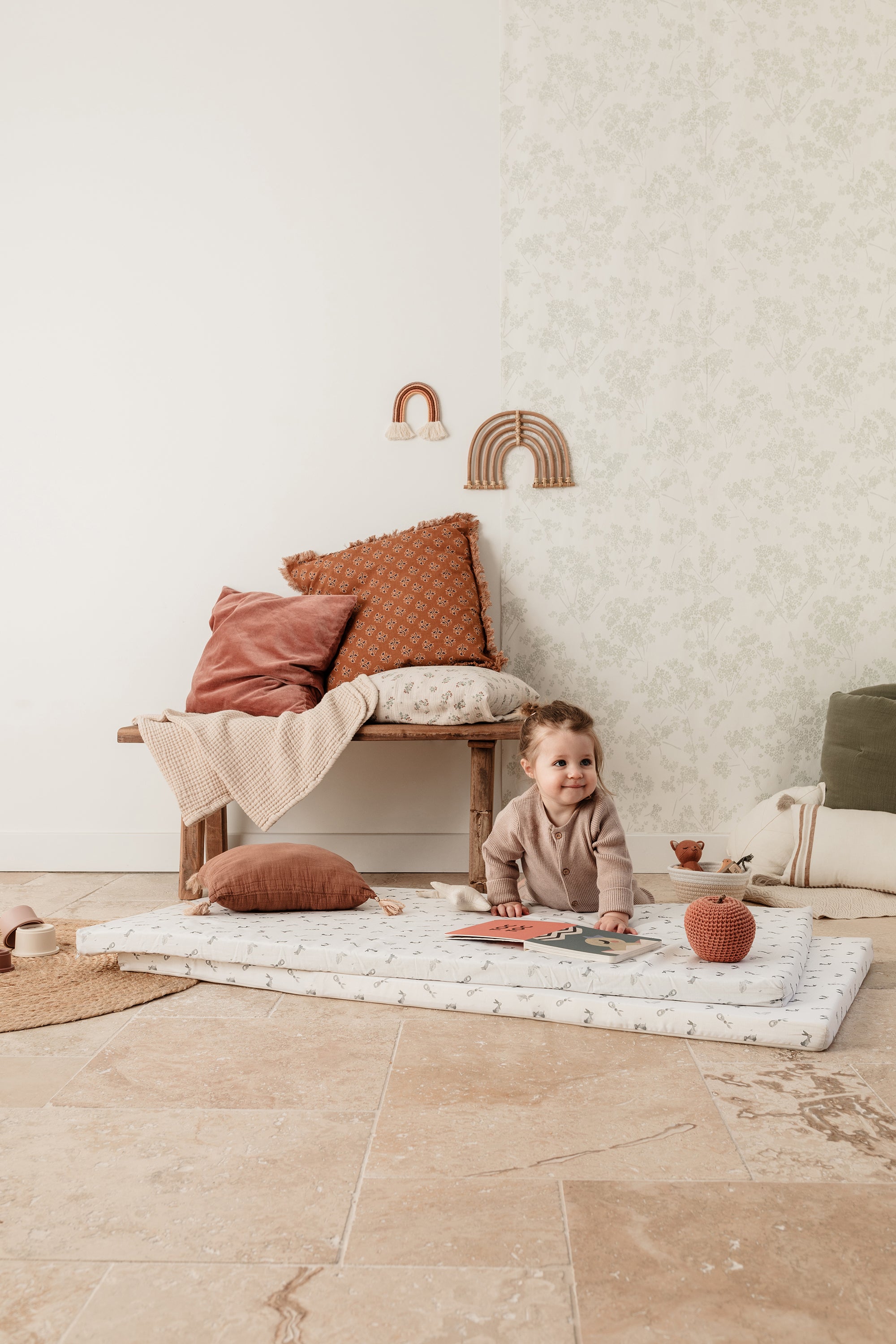 Матрак За Пътуване Зайчета 120Х60См (4См Дебелина) Candide bebemama