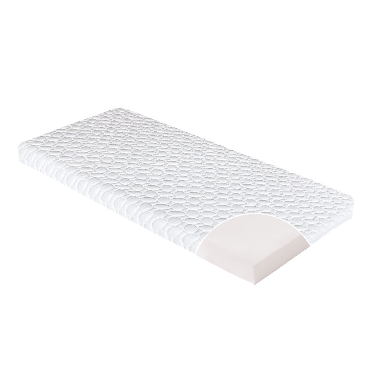 Saltea Fresh pentru pătuț lângă mine sau balansoar 50x83cm (grosime 5cm) Candide