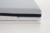Saltea ecologică, fabricată din plastic reciclat colectat din ocean, 60x120 cm (grosime 13 cm), Candide