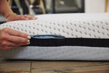 Saltea ecologică, fabricată din plastic reciclat colectat din ocean, 60x120 cm (grosime 13 cm), Candide