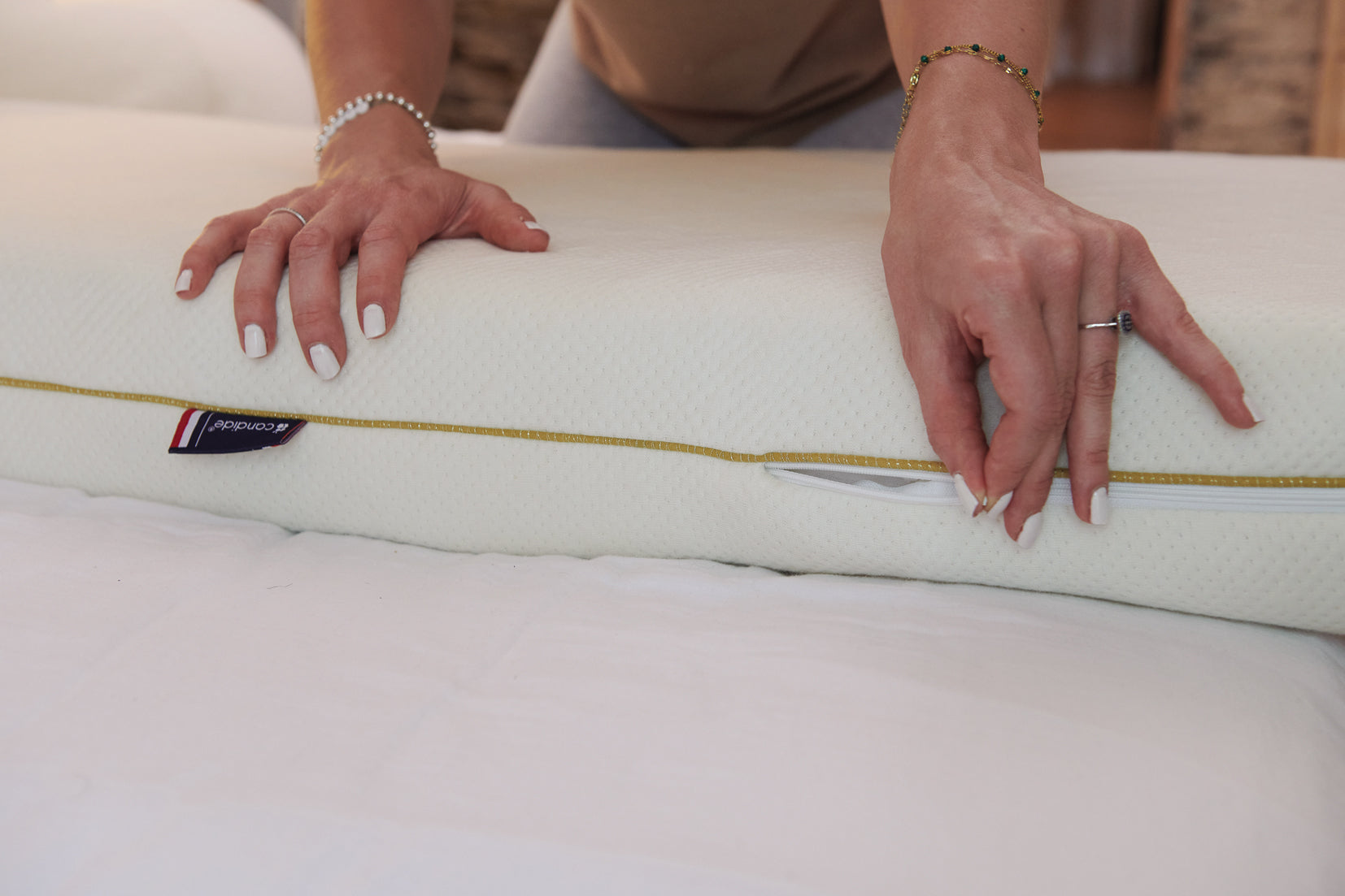 Saltea organică 60x120x12cm Candide