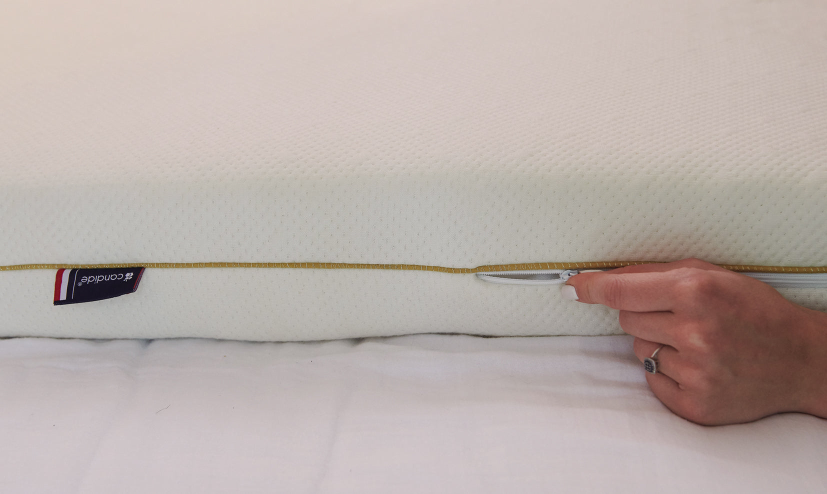 Saltea organică 60x120x12cm Candide