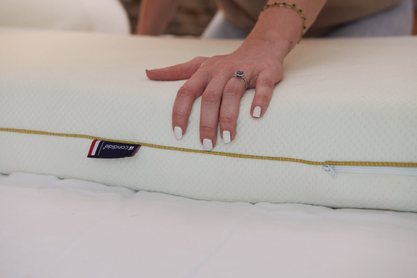 Saltea organică 60x120x12cm Candide