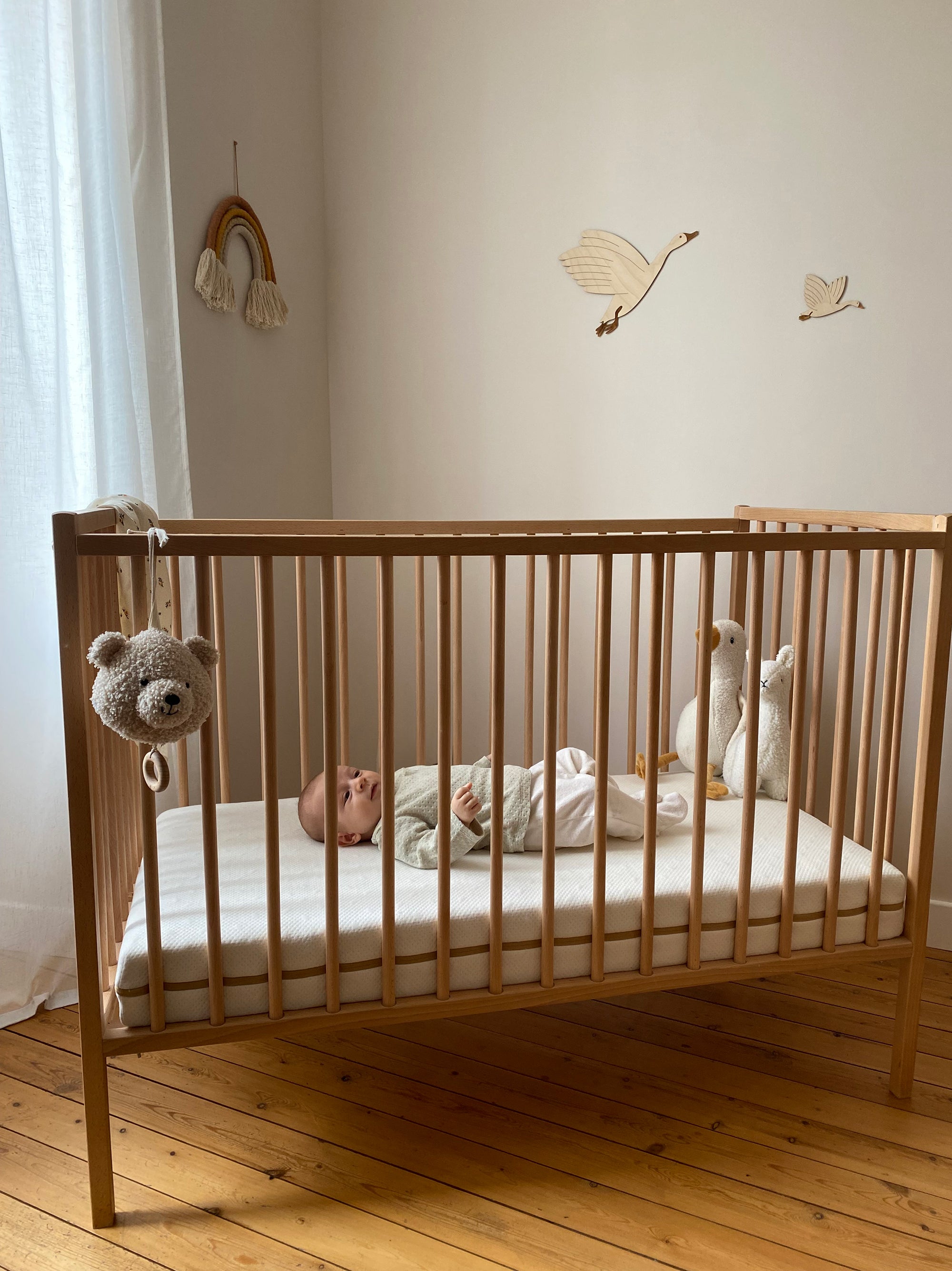 Saltea organică 60x120x12cm Candide