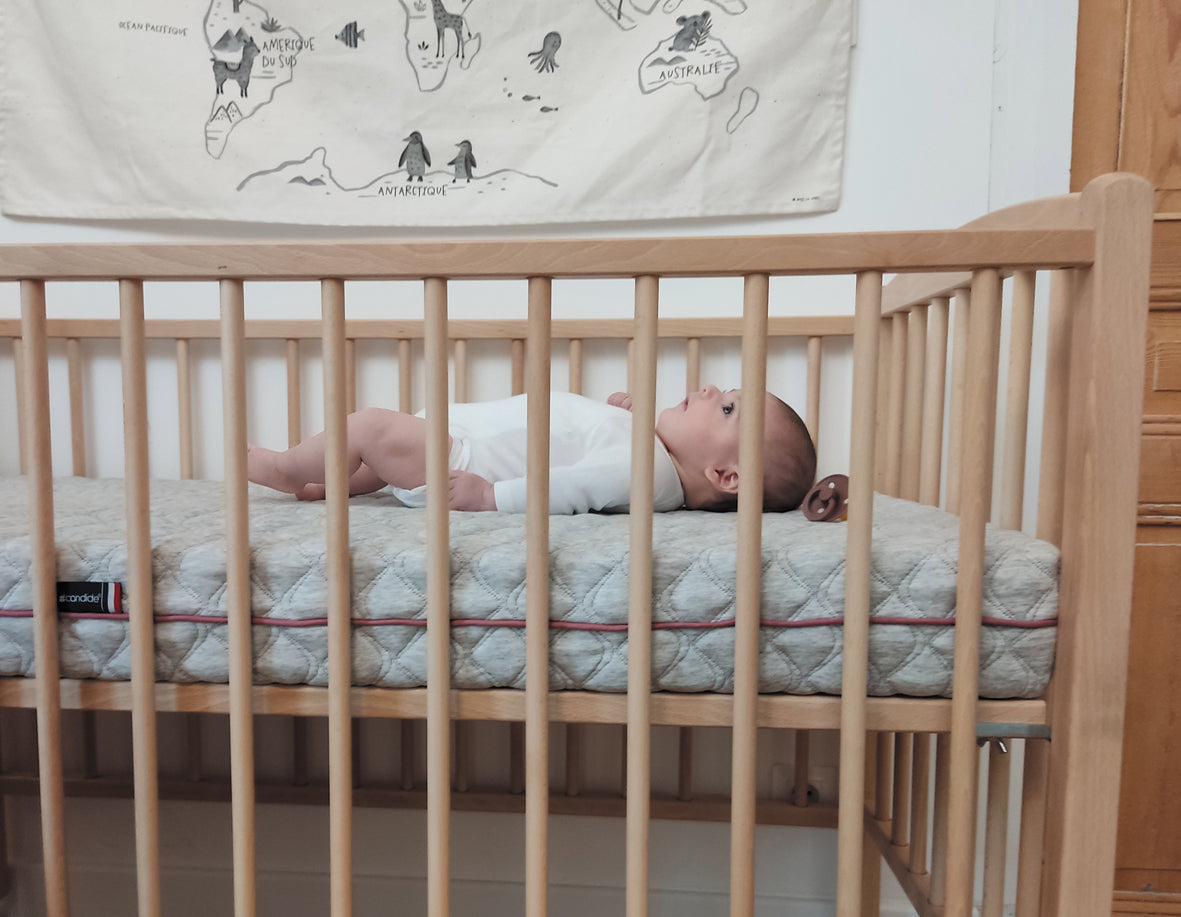 Saltea ergonomică și durabilă pentru copii pentru pat 60X120cm (grosime 11cm) Candide