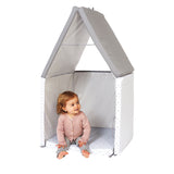 Saltea detașabilă Smart Mat 5 în 1, tunel Barbaron și casă, gri/alb, Candide