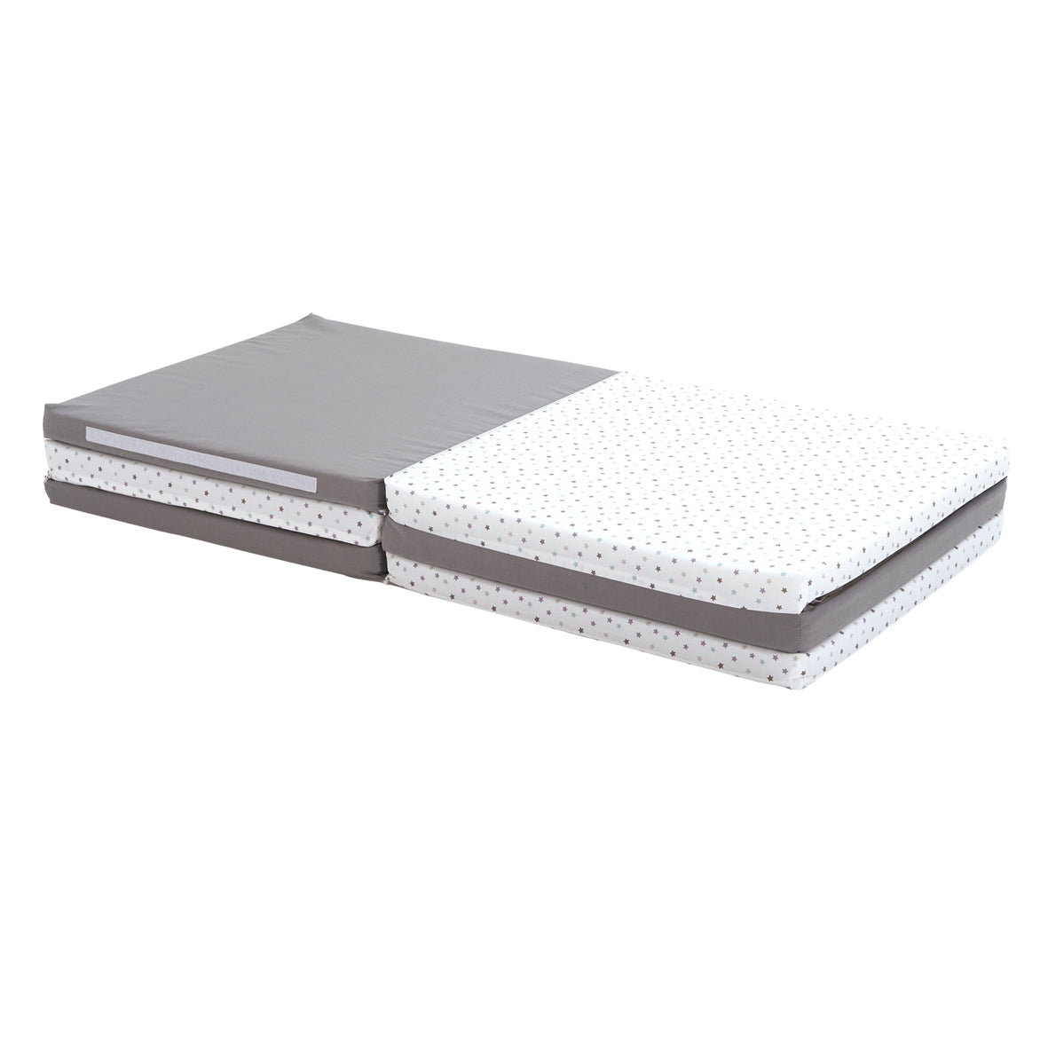 Saltea detașabilă Smart Mat 5 în 1, tunel Barbaron și casă, gri/alb, Candide