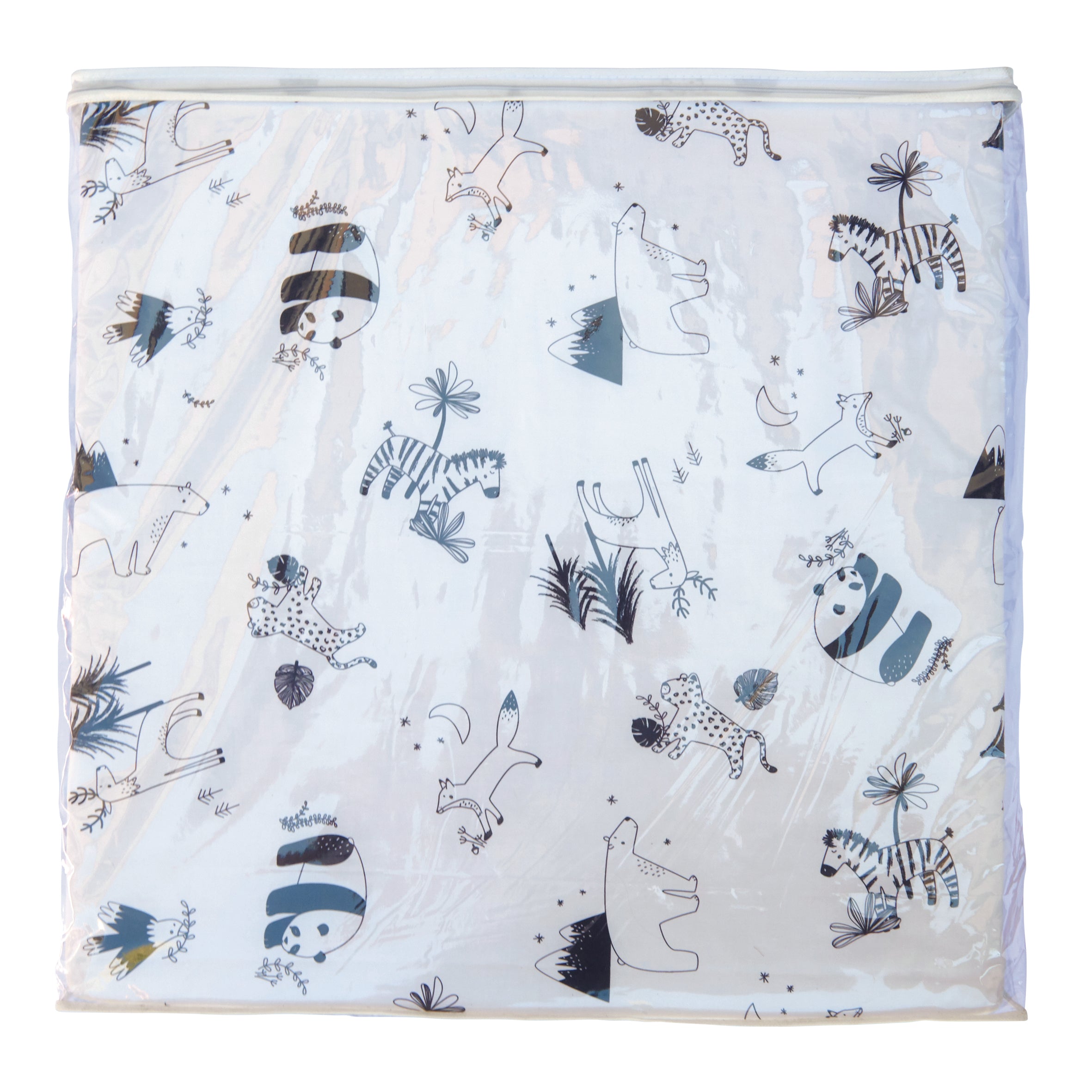 Saltea detașabilă Smart Mat 5 în 1, tunel Barbaron și căsuță, alb-negru, Candide