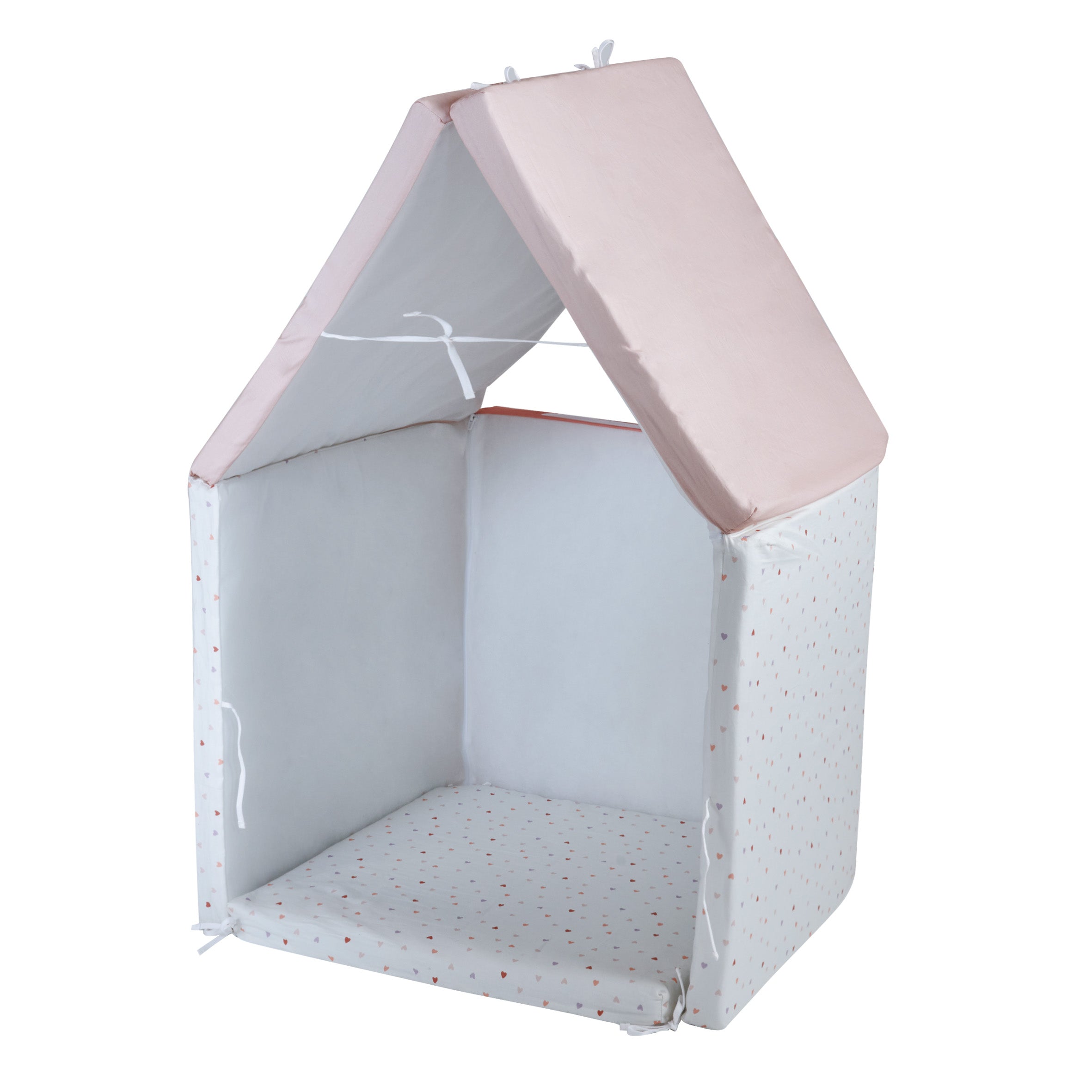 Интелигентна Постелка 5в1 Постелка За Игра, Подвижен Матрак, Барбарон, Тунел И Къща Сърца Tineo --- BebeMama