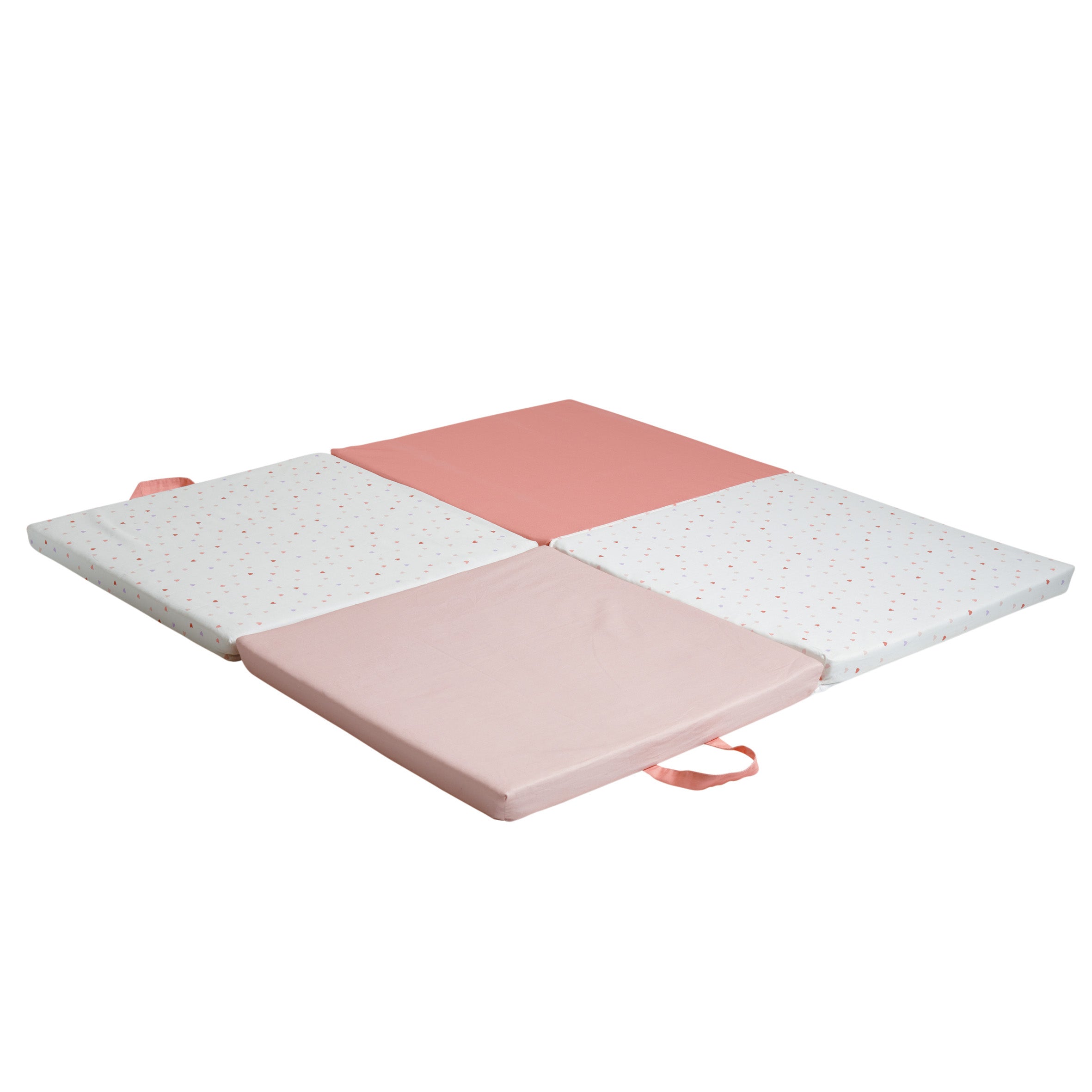 Интелигентна Постелка 3В1-Постелка За Игра, Подвижен Матрак И Барбарон Сърца Tineo --- BebeMama