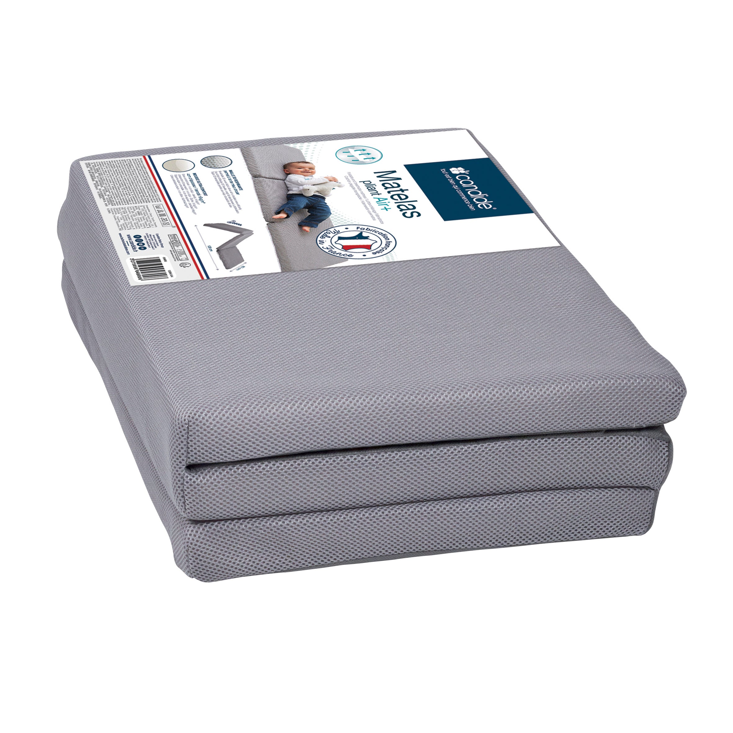 Saltea pliabilă de călătorie Air+ 120X60cm (grosime 4cm) Candide