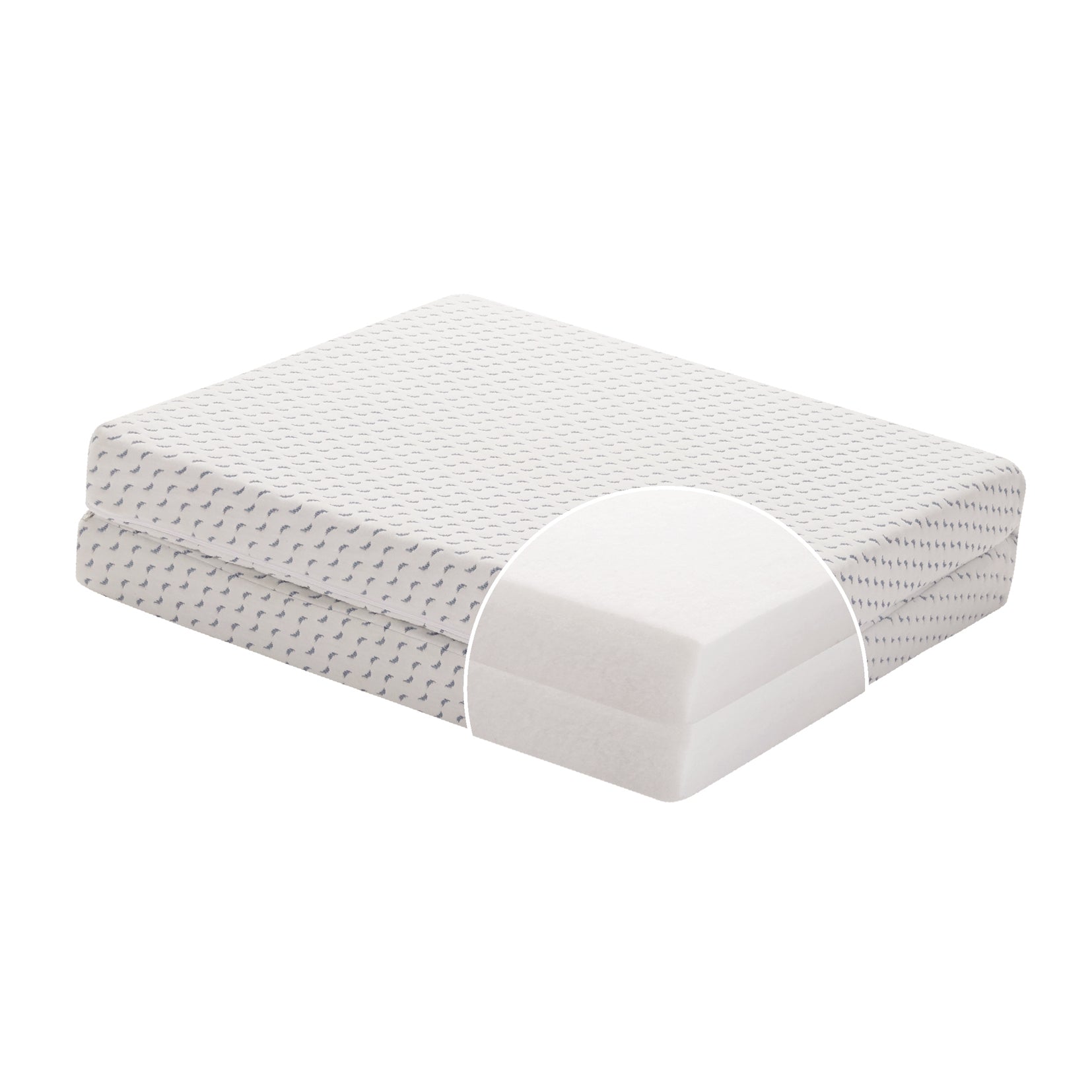 Saltea pliabilă prietenoasă cu oceanul, fabricată din plastic reciclat colectat din ocean, 60x120cm (grosime 7cm), Candide
