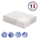 Saltea pliabilă prietenoasă cu oceanul, fabricată din plastic reciclat colectat din ocean, 60x120cm (grosime 7cm), Candide
